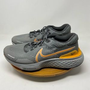 Men's Nike ZoomX Invincible Run Flyknit 2 Iron Grey Orange Size 11.5